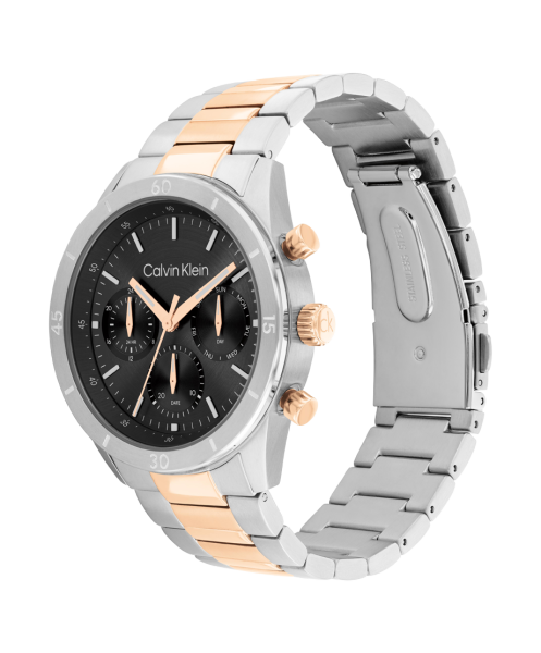 Calvin Klein 25200558 със стоманена верижка и черен циферблат
