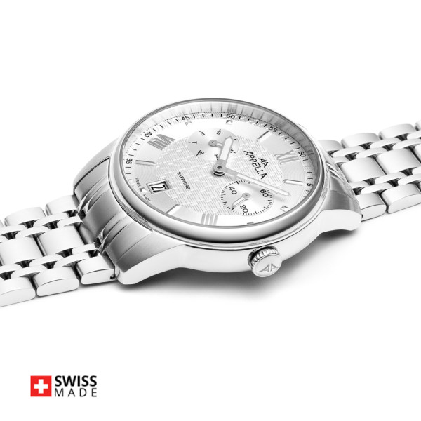 Appella L70008.5163QF сребрист мултифункционален циферблат classicwatches.bg