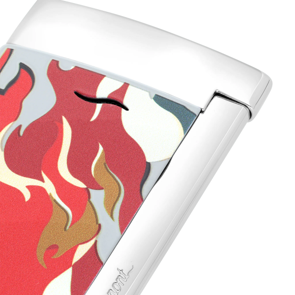 луксозна червена запалка S.T. Dupont