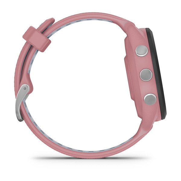 Garmin Forerunner 265S Black безел с Light Pink корпус и Light Pink/Powder Grey силиконова каишка 010-02810-15
