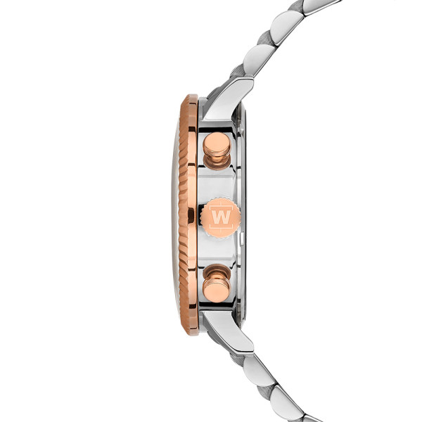 welder wwrc655 дамски часовник двуцветен дизайн rose gold silver classicwatches.bg