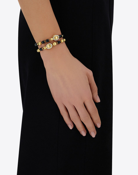 Nanis Dancing Mystery Black Onyx гривна оникс, диаманти BS2-599