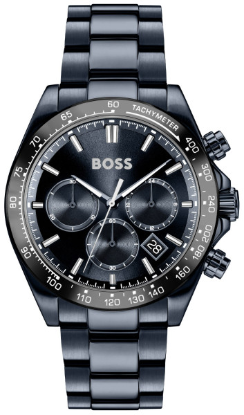HUGO BOSS 1514270 мъжки спортно-елегантен хронограф с тъмносиньо PVD – classicwatches.bg