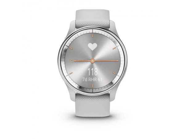 GARMIN VÍVOMOVE® TREND SILVER MIST GREY 40ММ СИЛИКОНОВА КАИШКА 010-02665-03