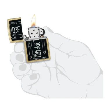 Zippo Def Leppard запалка, Steel City Design
