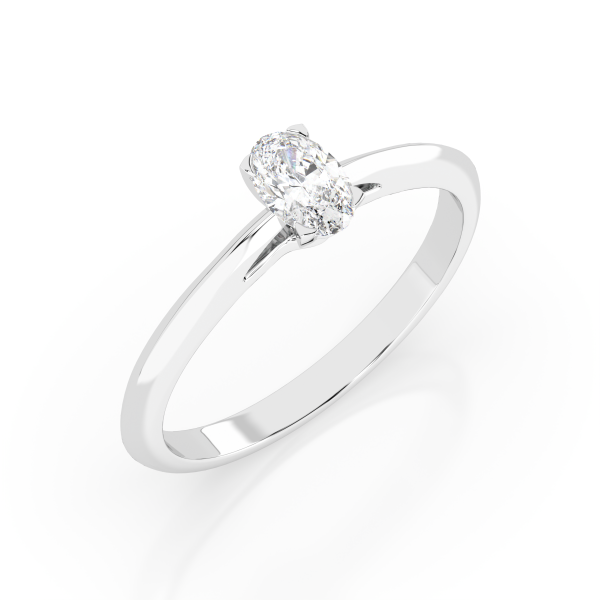 Cara пръстен с диамант 0.40 ct GIA сертификат K101-10190W OV
