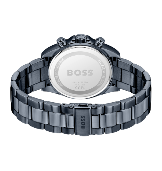 HUGO BOSS 1514270 мъжки спортно-елегантен хронограф с тъмносиньо PVD – classicwatches.bg