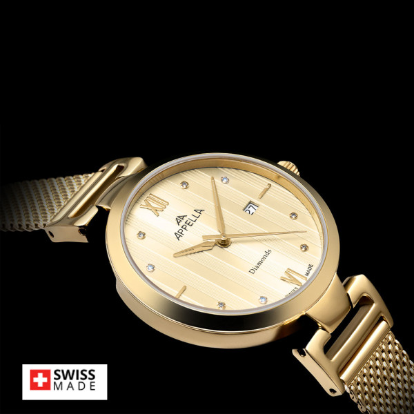 Appella L50001.1181DQ дамски часовник с диаманти ClassicWatches.bg