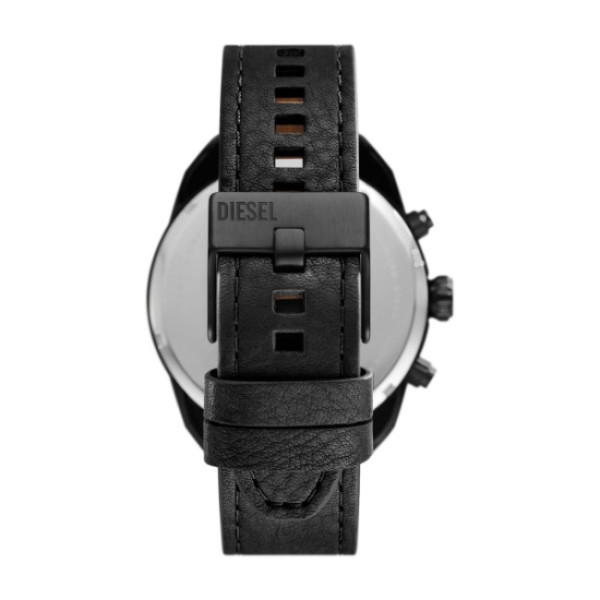 Мъжки хронограф Diesel DZ4667 с черна кожена каишка – ClassicWatches.bg
