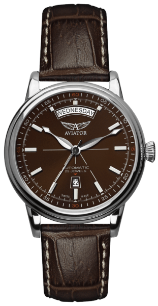 ЧАСОВНИК AVIATOR DOUGLAS DAY-DATE 45MM V.3.20.0.140.4