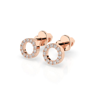 CARA DIAMANTI Златни обеци с диаманти K102-10055R