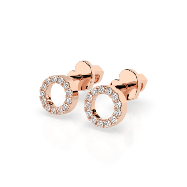 CARA DIAMANTI Златни обеци с диаманти K102-10055R