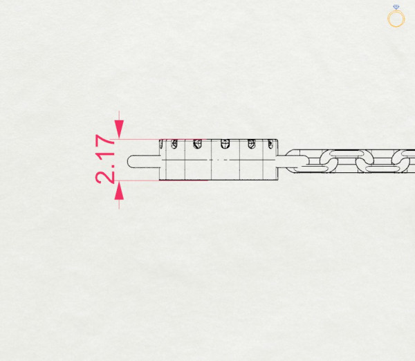 Cara Diamanti златна гривна с диаманти K105-10015R