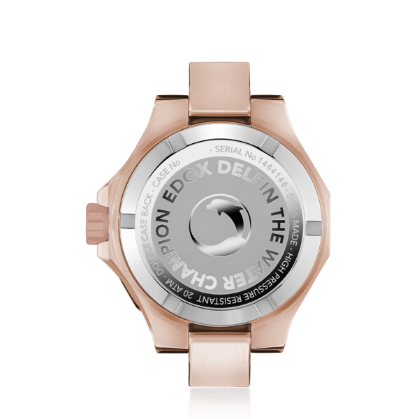 Edox Delfin с луминисцентни стрелки и индекси