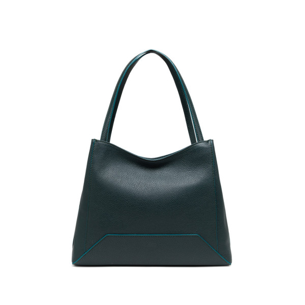 ДАМСКА ЧАНТА , ЕСТЕСТВЕНА КОЖА-РЪЧНА ИЗРАБОТКА GIANNI CHIARINI 10420/DEEP GREEN