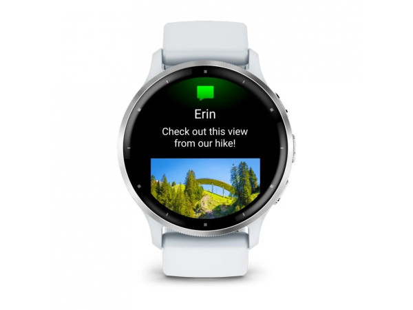 Часовник Garmin Venu 3 Silver Bezel Whitestone 45mm 010-02784-00 с фитнес функции – classicwatches.bg