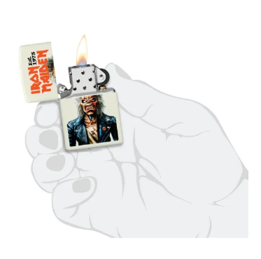 Zippo Iron Maiden запалка, Glowing Eddie Design