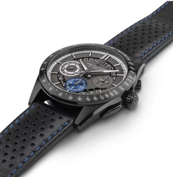 Hamilton автоматичен хронограф с черно PVD покритие