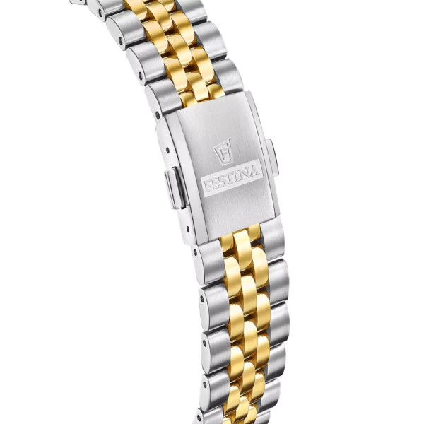 дамски часовник festina swiss биколор верижка elegant style
