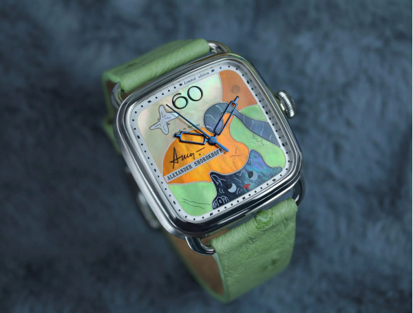 ALEXANDER SHOROKHOFF BLACK CAT AUTOMATIC 36X36MM LIMITED EDITION 19PCS AS.APV-BCA