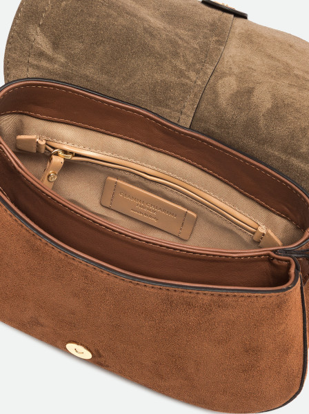 Дамска чанта Gianni Chiarini Helena Round BS 12618 CM-PL-099 Cognac