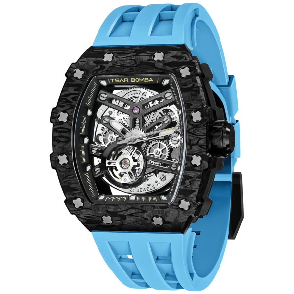 TSAR BOMBA T-Elemental Carbon Fiber Fashion Blue TB8208CF-41