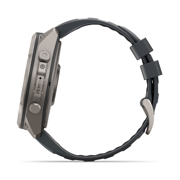Garmin Fenix 9 Pro Titanium с Graphite/Black силиконова каишка 010-04337-26