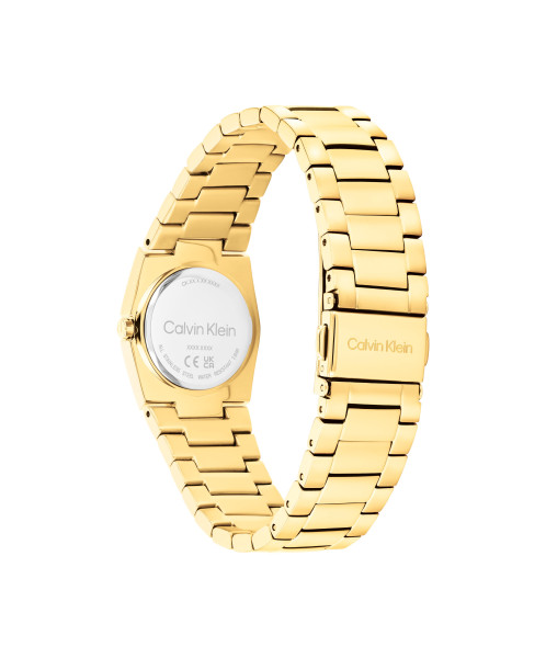 часовник calvin klein 25100127 златист корпус classicwatches.bg