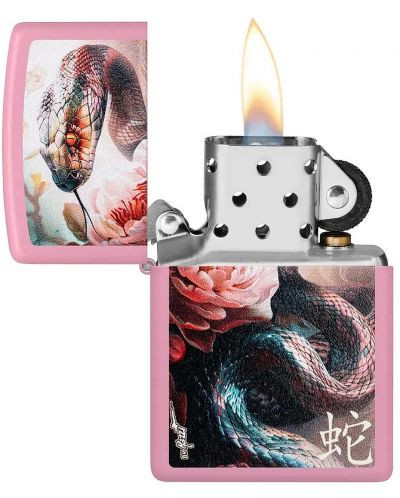 Запалка Zippo - Mazzi® Snake and Flower