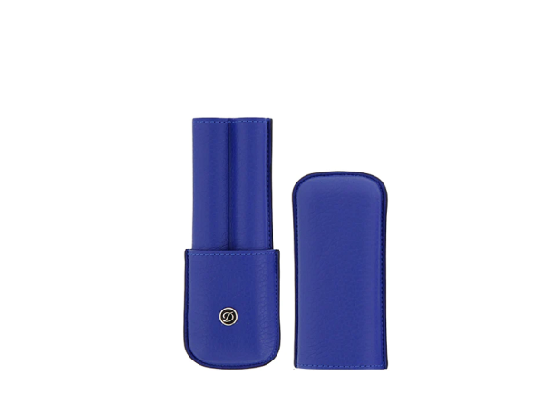 Калъф за 2 пишещи S.T.Dupont 2 RIGID PENCIL CASE, BLUE 7132