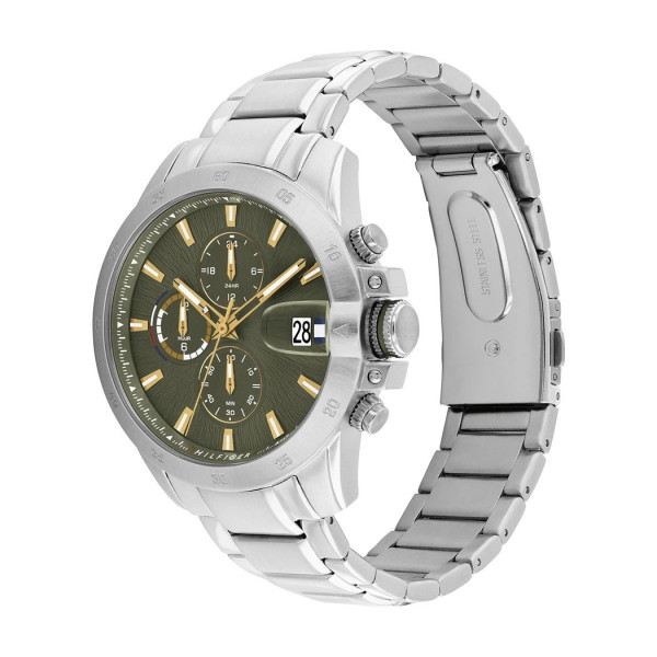 Tommy Hilfiger 1792197 мъжки хронограф зелен циферблат ClassicWatches.bg

