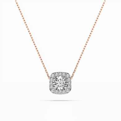 CARA Златно колие с диаманти 0,40+0.10 ct GIA сертификат K104-10057R