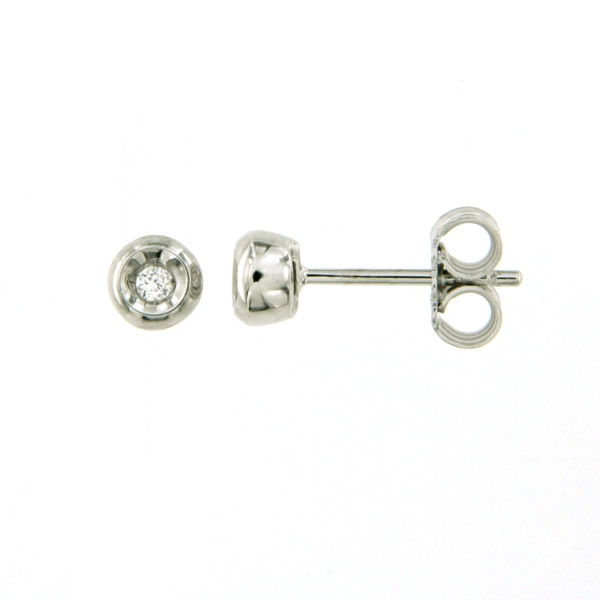 CARA DIAMANTI Златни обеци с диаманти BB0175Y/0.04ctsSI/H