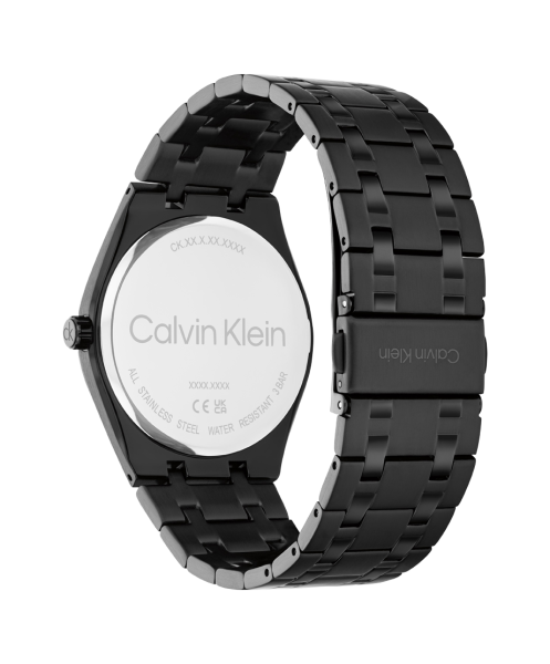 часовник calvin klein 25200522 мъжки черен циферблат и корпус с черно PVD покритие classicwatches.bg