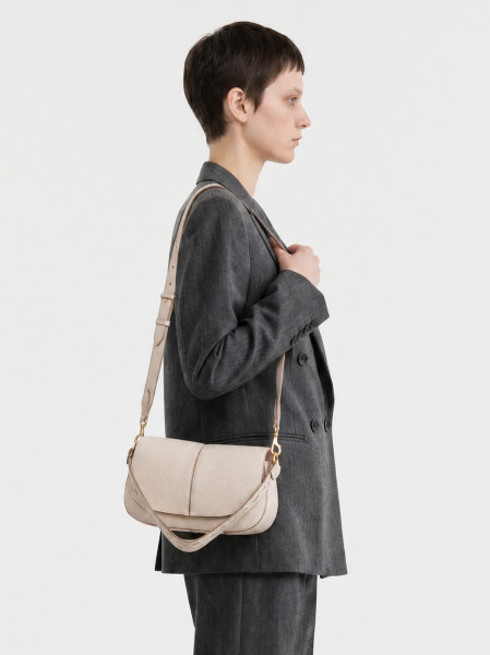 Дамска чанта Gianni Chiarini Helena Round BS 12718 RNG-14604 Alabaster
