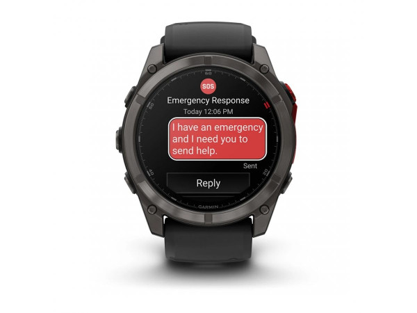 GARMIN FENIX 8 PRO 51MM MICROLED SAPPHIRE CARBON GRAY DLC TITANIUM С BLACK/PEBBLE  010-03380-01