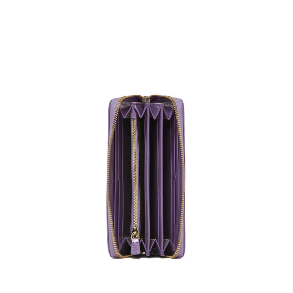 ДАМСКИ ПОРТФЕЙЛ , ЕСТЕСТВЕНА КОЖА-РЪЧНА ИЗРАБОТКА GIANNI CHIARINI 5042/VIOLET