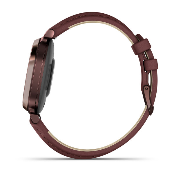 Garmin Lily 2 Classic Dark Bronze с Mulberry кожена каишка 010-02839-73