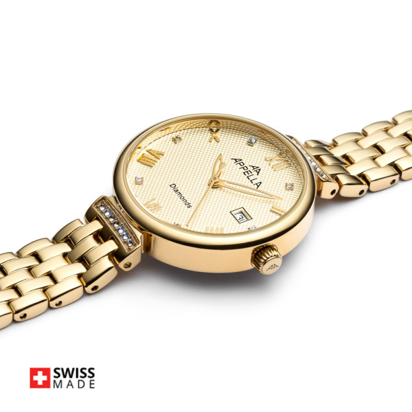 Appella L50006.1181DQ дамски часовник с диаманти ClassicWatches.bg