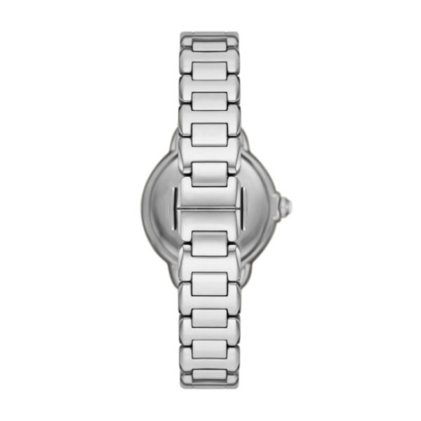 дамски часовник emporio armani ar11632 – стоманена верижка и корпус, изглед отзад – оригинален от ClassicWatches.bg