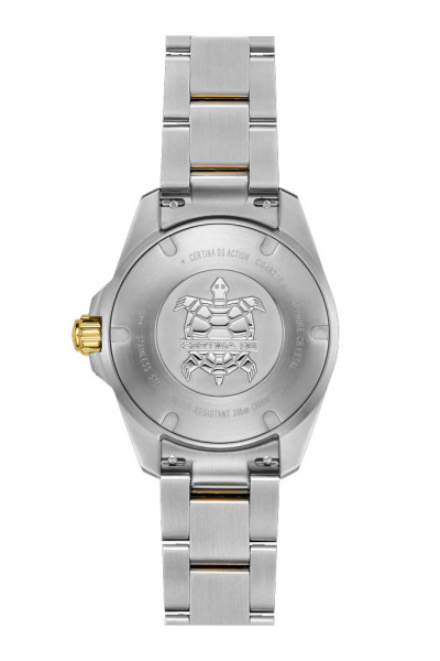 елегантен дамски часовник Certina със златен акцент и висока издръжливос