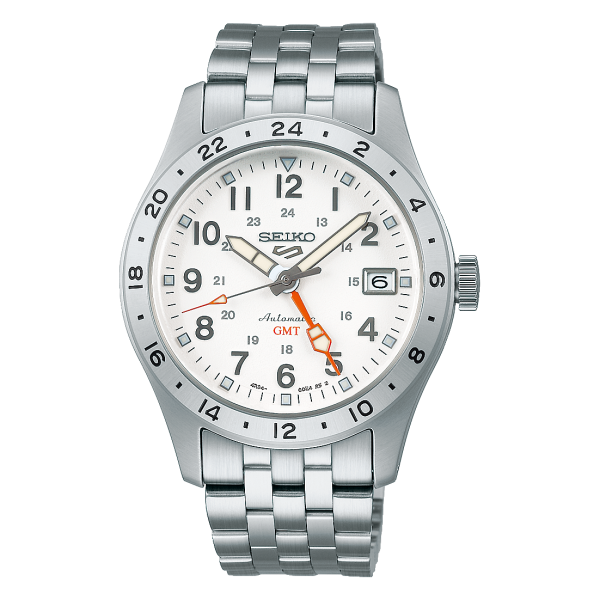 seiko ssk059k1 автоматичен gmt часовник отпред ClassicWatches.bg