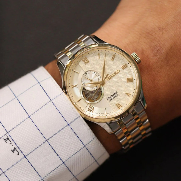 часовник мъжки автоматичен seiko presage ssa464j1 на ръка ClassicWatches.bg
