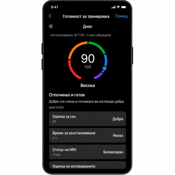 Garmin Cirqa смарт гривна Captain Blue S-M 010-04675-13