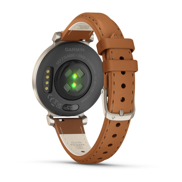 Garmin Lily 2 Classic Cream Gold с Tan кожена каишка 010-02839-72