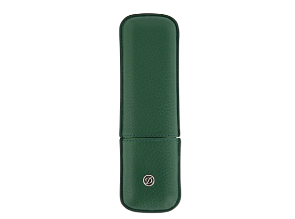 Калъф за 2 пишещи S.T.Dupont 2 RIGID PENCIL CASE, GREEN 7134