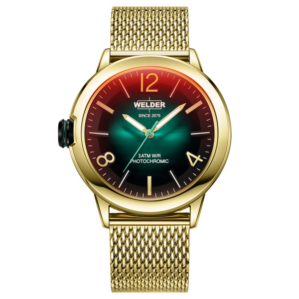 часовник welder edge wmd2001 златен корпус мрежеста верижка classicwatches.bg