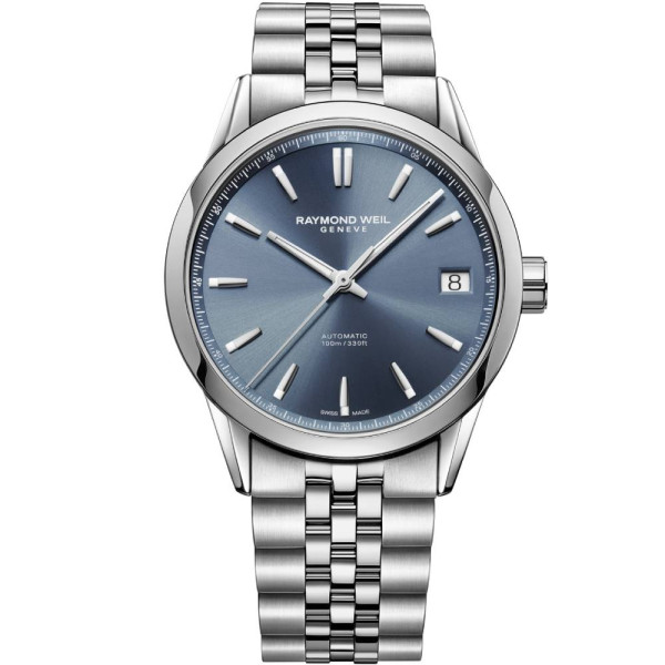 Raymond Weil 2741-ST-50001 мъжки автоматичен часовник със син циферблат ClassicWatches.bg
