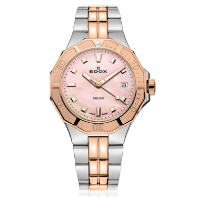 EDOX DELFIN DIVER LADY LADIES WATCH 53020 357RM ROR