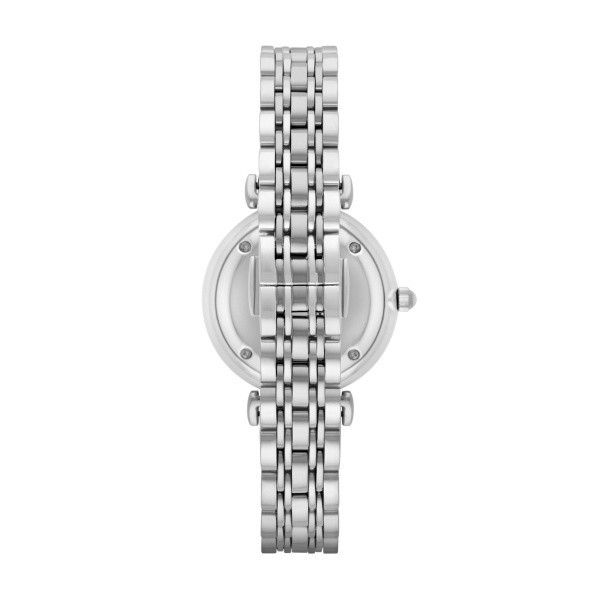 дамски часовник emporio armani ar1925 – корпус и верижка от благородна стомана, изглед отзад – оригинален от ClassicWatches.bg